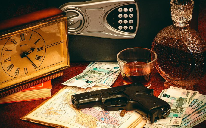 gun in a safe